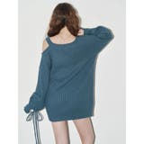 ワンショルダーニットワンピース | EVRIS | 詳細画像4 