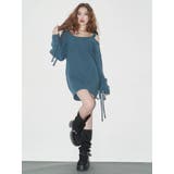 ワンショルダーニットワンピース | EVRIS | 詳細画像6 