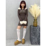 フェザーコンビニットミニワンピース | EVRIS | 詳細画像19