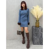 フェザーコンビニットミニワンピース | EVRIS | 詳細画像26