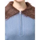 フェザーコンビニットミニワンピース | EVRIS | 詳細画像32