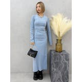 カッティングロングニットワンピース | EVRIS | 詳細画像25