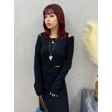 カッティングロングニットワンピース | EVRIS | 詳細画像9