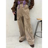 ベージュ | コーデュロイワークパンツ | EVRIS