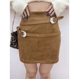 ダブルバックルベルトミニスカート | EVRIS | 詳細画像14