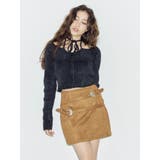 ダブルバックルベルトミニスカート | EVRIS | 詳細画像2