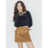 ダブルバックルベルトミニスカート | EVRIS | 詳細画像3