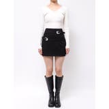 ダブルバックルベルトミニスカート | EVRIS | 詳細画像39