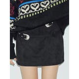 ダブルバックルベルトミニスカート | EVRIS | 詳細画像9