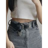 メタルバックルフェイクレザーベルト | EVRIS | 詳細画像11