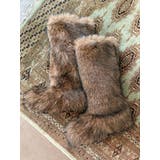 ブラウン | ファイクファーモンスターブーツ | EVRIS