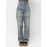 リベットペインターワイドデニムパンツ | EVRIS | 詳細画像13