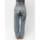 リベットペインターワイドデニムパンツ | EVRIS | 詳細画像28 