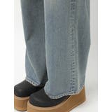 リベットペインターワイドデニムパンツ | EVRIS | 詳細画像32 