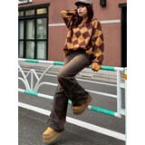 サイドギャザーリボンセミワイドデニムパンツ | EVRIS | 詳細画像15