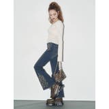 ウエスタンデザインフレアデニムパンツ | EVRIS | 詳細画像3 