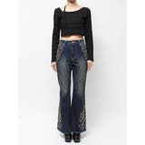 ウエスタンデザインフレアデニムパンツ | EVRIS | 詳細画像36 