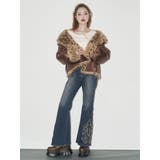 ウエスタンデザインフレアデニムパンツ | EVRIS | 詳細画像4 