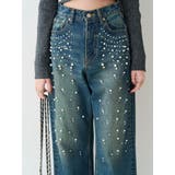 bijouワイドデニムパンツ | EVRIS | 詳細画像10 