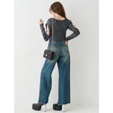 bijouワイドデニムパンツ | EVRIS | 詳細画像15 