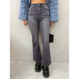 カラーヴィンテージライクストレッチフレアデニムパンツ | EVRIS | 詳細画像17