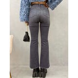 カラーヴィンテージライクストレッチフレアデニムパンツ | EVRIS | 詳細画像18