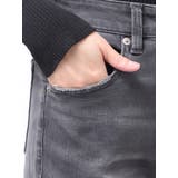 カラーヴィンテージライクストレッチフレアデニムパンツ | EVRIS | 詳細画像26