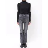 カラーヴィンテージライクストレッチフレアデニムパンツ | EVRIS | 詳細画像29