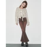 カラーヴィンテージライクストレッチフレアデニムパンツ | EVRIS | 詳細画像3