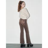 カラーヴィンテージライクストレッチフレアデニムパンツ | EVRIS | 詳細画像5