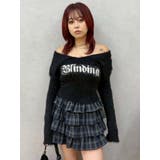 ラメロゴシャギーオフショルニットトップス | EVRIS | 詳細画像22 