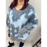 アニマルシャギーオーバーサイズニットトップス | EVRIS | 詳細画像18 