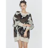 アニマルシャギーオーバーサイズニットトップス | EVRIS | 詳細画像35 