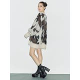 アニマルシャギーオーバーサイズニットトップス | EVRIS | 詳細画像38 