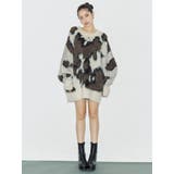 アニマルシャギーオーバーサイズニットトップス | EVRIS | 詳細画像39 