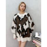 アニマルシャギーオーバーサイズニットトップス | EVRIS | 詳細画像45 