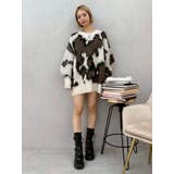 アニマルシャギーオーバーサイズニットトップス | EVRIS | 詳細画像49 