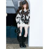 アニマルシャギーオーバーサイズニットトップス | EVRIS | 詳細画像50 