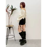 2WAYリボンシャギーニットカーディガン | EVRIS | 詳細画像11 