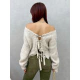 2WAYリボンシャギーニットカーディガン | EVRIS | 詳細画像15 