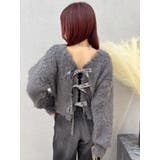 2WAYリボンシャギーニットカーディガン | EVRIS | 詳細画像20 