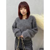 2WAYリボンシャギーニットカーディガン | EVRIS | 詳細画像22 