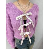 2WAYリボンシャギーニットカーディガン | EVRIS | 詳細画像27 