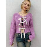 2WAYリボンシャギーニットカーディガン | EVRIS | 詳細画像28 