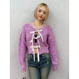 2WAYリボンシャギーニットカーディガン | EVRIS | 詳細画像29 