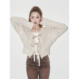 2WAYリボンシャギーニットカーディガン | EVRIS | 詳細画像4 