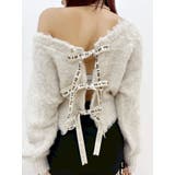 2WAYリボンシャギーニットカーディガン | EVRIS | 詳細画像8 