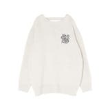 ワンポイントバックオープンニットトップス | EVRIS | 詳細画像15