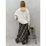 ワンポイントバックオープンニットトップス | EVRIS | 詳細画像42 