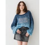 ロゴシャギーニットトップス | EVRIS | 詳細画像2 